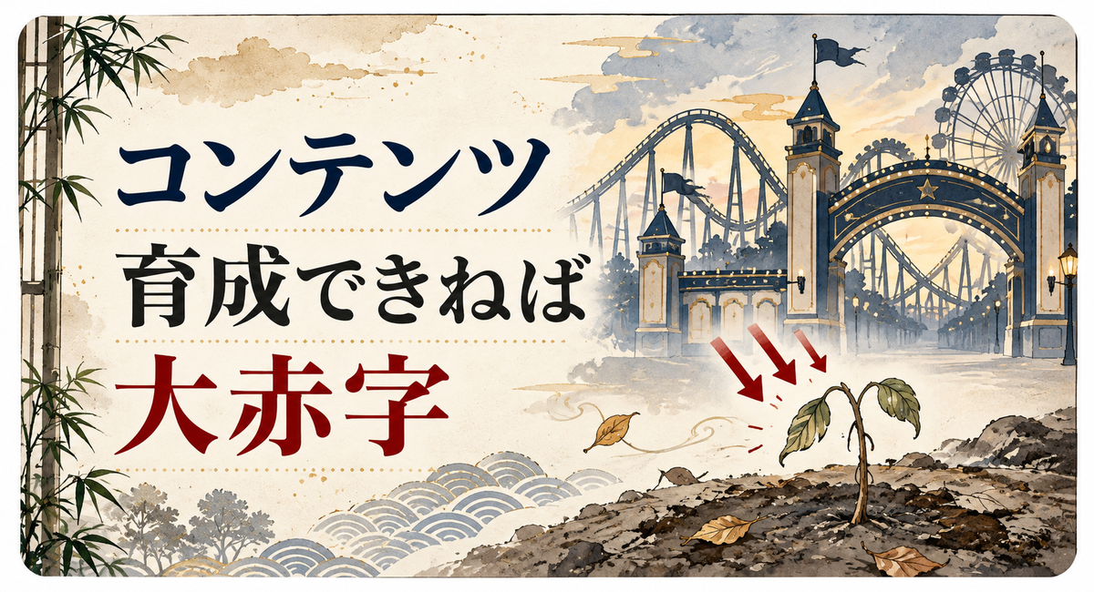 ジャングリアの赤字から考える、集客とコンテンツ育成の違い