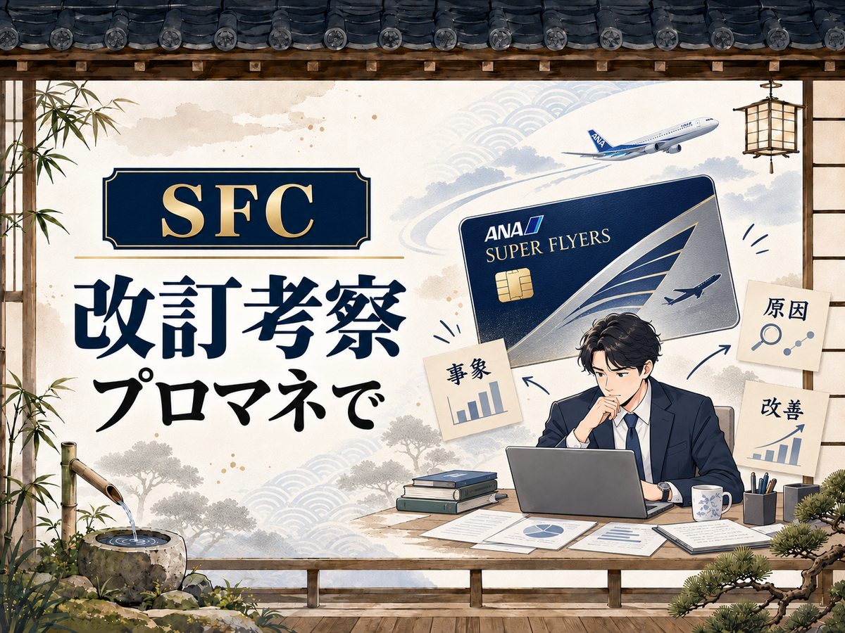 ANAのSFC制度改定を考察｜プロマネ視点で見る課題と制度設計